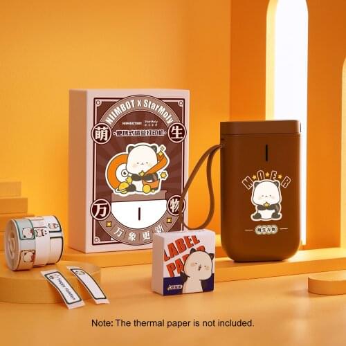 NIIMBOT D11 Portable Thermal Label Printer Handheld Name Price Sticker Printer Pocket Size BT Wireless Connection with APP