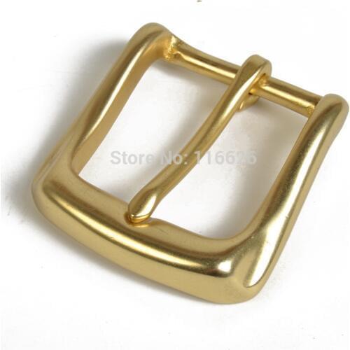 DIY leather craft solid brass belt pin buckle 3pcs/lot 39mm inner width