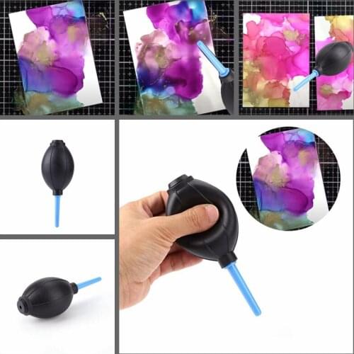 Rubber Air Blower Use Air Alcohol To Clean The Gaps of The Keyboard Diy Paint Dispersion Ink Painting and Dyeing Cards New Tool