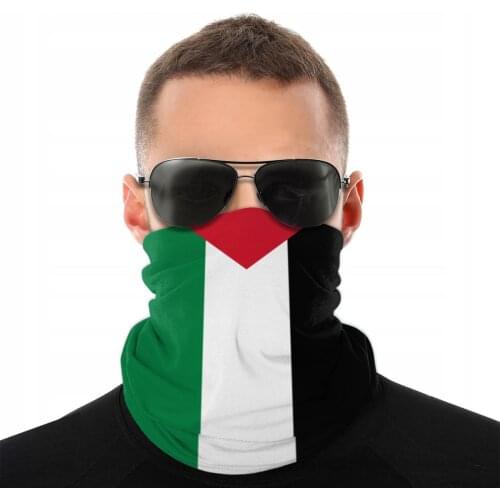 Palestine Flag Scarves Half Face Mask Men Women Halloween Neck Gaiter Neck Bandanas Multi-functional Headwear Cycling Hiking
