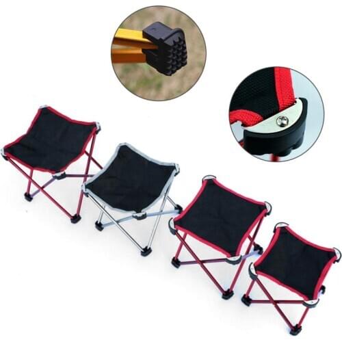 Fishing Chairs Ultra-light portable folding stool Outdoor folding chair Aluminum fishing sketch chair camping four-legged