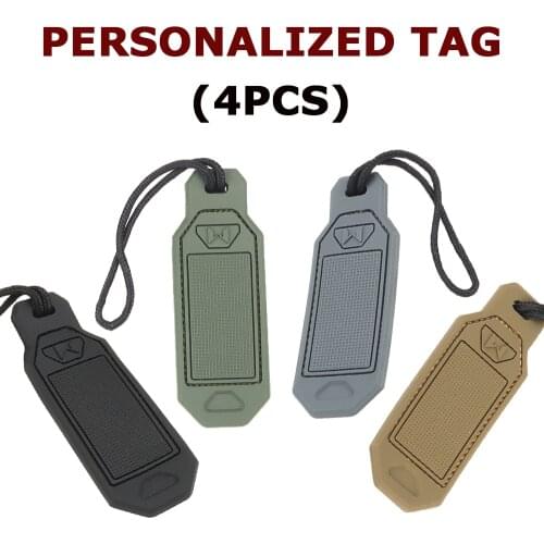 Tactical Patch with Velcro Drawstring for Hunting Military Vest Helmet Flashlight key Tool Applique Badge Personalized Signage