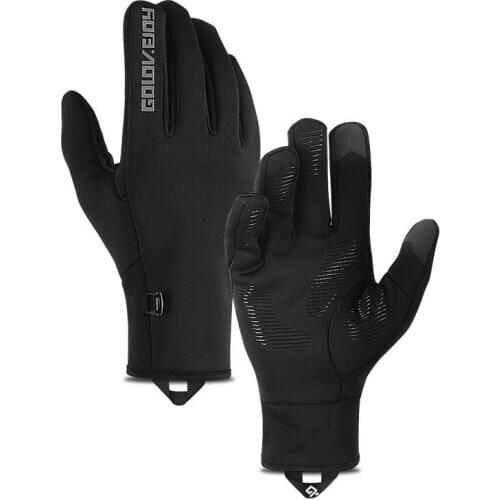 Outdoor Gloves Male Winter Touch Screen Skiing Waterproof Plus Velvet Non-Slip Cycling Female Windproof Thickened Warm Sports