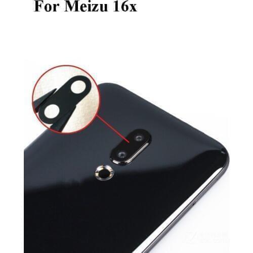 High quality For Meizu 16X 16 X meizu16X Back Rear Camera Glass Lens Repairment Repair parts test good 6.0'' inch