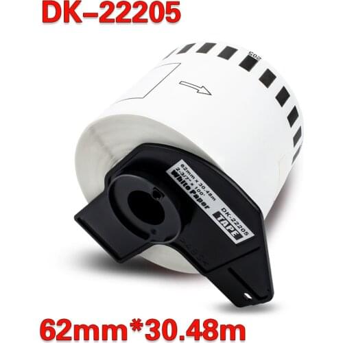 Absonic DK-22205 Labels Per Roll Thermal Sticker for Brother DK 22205 Continuous Long Tapes fit for QL-500 QL-550 QL-570 Prinetr