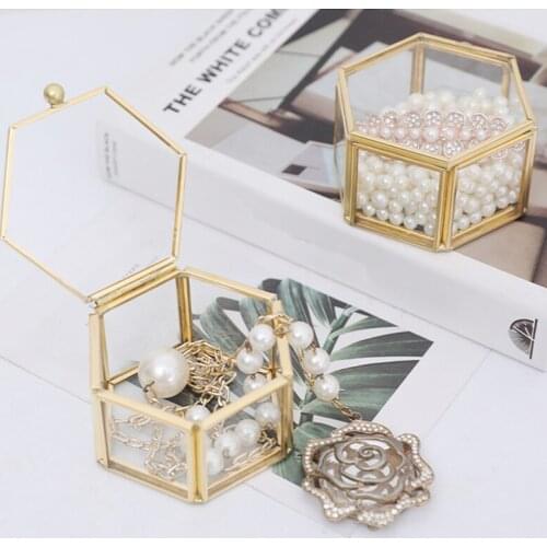 1Pc Nordic Ladies Wedding Ring Box Jewelry Storage Case Home Sundries Container