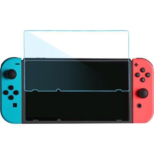 Bevigac 2PCS Tempered Glass Anti-Scratch High DefinitionThin Screen Protector Film Cover for Nintendo Nintend Nitendo Switch NS