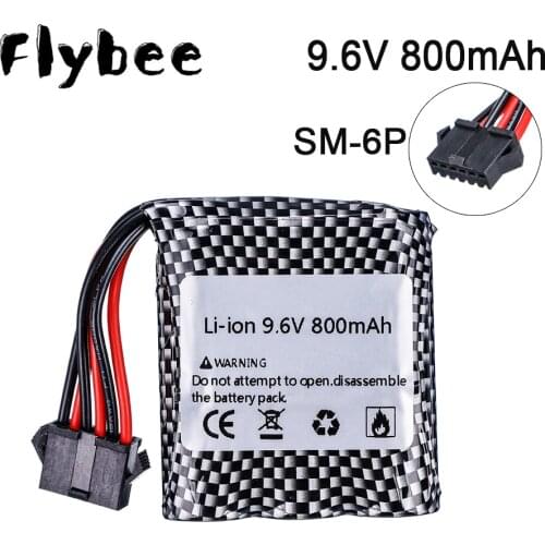 9.6V Battery charger for S911 9115 9116 S912 RC Car Upgrade spare parts Double battery cable new Battery Li-ion 800mah 16500