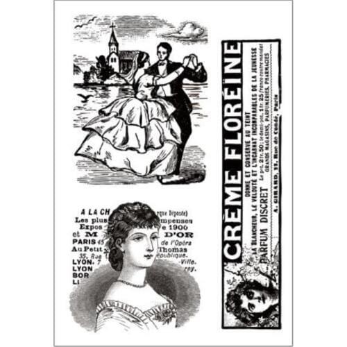 Scrapbook DIY Photo Album Card Rubber Chapter Transparent Seal Romantic love theme Clear Stamp