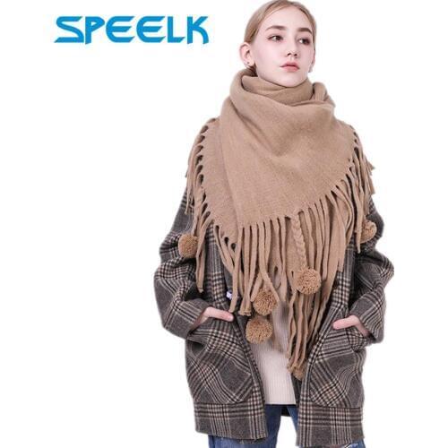 Brand Spring Autumn Women Scarf Fashion Cashmere Scarves Femme Knitted Shawls and Wraps Pashmina Neck Bandana Dropshipping
