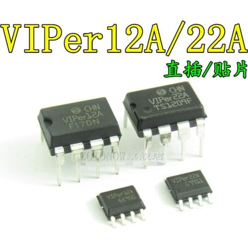 5PCS/LOT Power Chip VIPER12A VIPER22A VIPER12AS VIPER22AS SOP-8 DIP-8