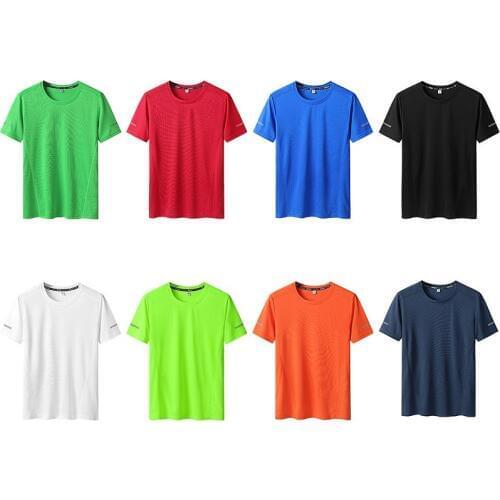 Mens Quick-Drying T-shirt Fattening Extra Large T-shirt Half-sleeve Loose T shirt Fitness Casual Tshirt L-9XL for 150KG