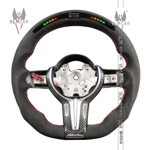 Private custom carbon fiber steering wheel for 328m m3 F80 F82 F87 Alcantara