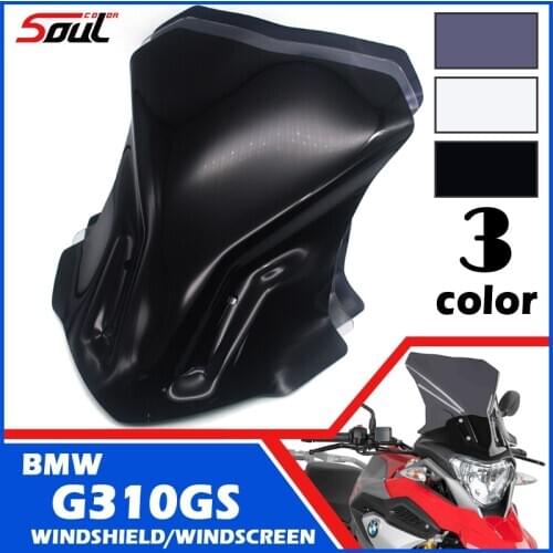 Motorcycle WindScreen Windshield Viser VIsor Fits For BMW G310GS G310 GS 2017 2018 17'-18' Double Bubble Screen