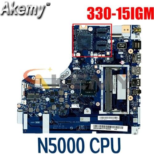 For Lenovo 330-15IGM laptop motherboard NM-B661 motherboard W/ CPU N5000 tested FRU 5B20R33805 5B20R33812 Mainboard