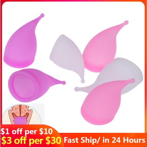 Menstrual Cup For Women Feminine Hygiene Medical Silicone Cup Menstrual Reusable Lady Cup Menstrual Than Pads Hot