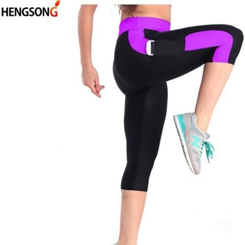 New High Waist Women Pants Elastic Stretched Fitness Plus Size S-XL Fitness Female Sport Pants Sportswear Running Pants