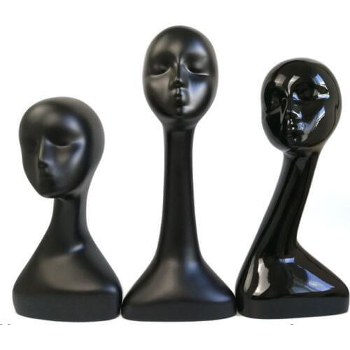 New Arrival Hot Sale Black Head Mannequin Head Model For Display