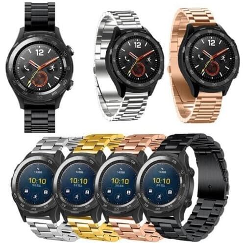 Stainless Steel 20 22mm watch band straps for huawei watch 2 Sport Classic Samsung Gear S3 Classic Froniter watchbands