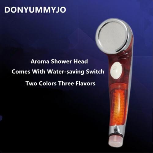 Water Saving Pressure SPA MicronTherapy Aroma Shower Head Handheld Showerhead With Switch Bathroom Shower Ducha Chuveiro