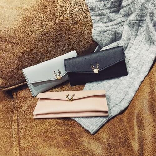 Ladies wallet wallet Coin black Purse Fashion kids Wallets For Woman Leather Money Bag small Clutch card holder for women luxury