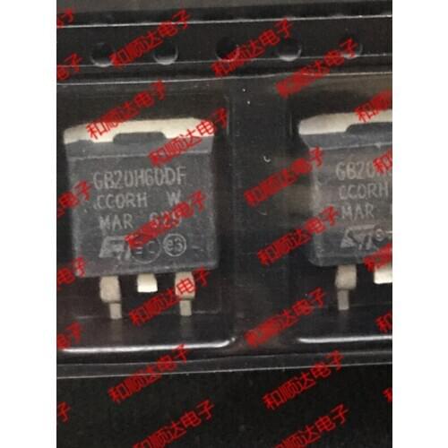 10pcs/lot GB20H60DF STGB20H60DF Brand new original stock TO-252 600V 20A