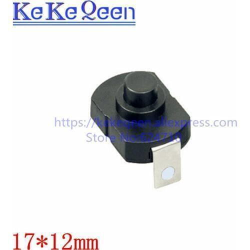 100PCS 1712-KD YT-1712-KD Bending feet 17*12mm flashlight switch ON-OFF Push Button Switch