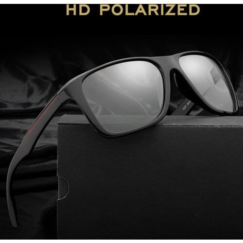 2021 Photochromic Polarized Sunglasses Men Car Driving Goggles Chameleon Sunglass Male Discoloration Glasses B1037