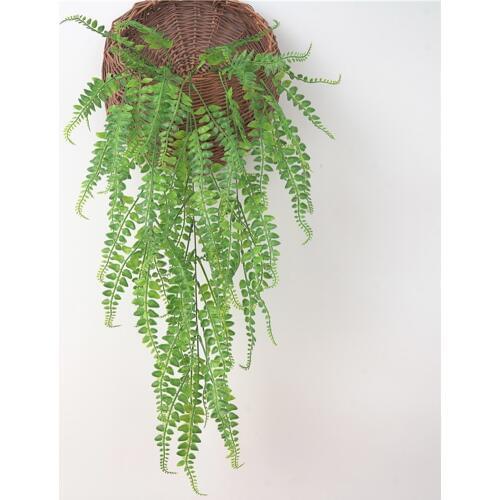 5 Forks DIY wall hanging grass Artificial Persian fern plant branch home hotel decor wedding arch decoration flowers arrangement