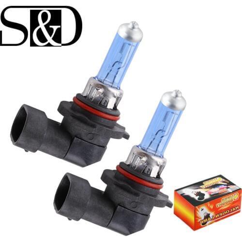 2pcs 9006 HB4 Super Bright White Halogen Bulb - High Power 55W Car Fog DRL Head Lamp Light Parking 12V