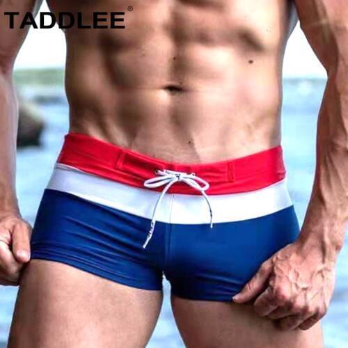 Taddlee Brand Sexy Mens Swimwear Man Swimsuits Swim Briefs Bikini Gay Penis Pouch WJ Surf Board Swimming Trunks Bathing Shorts