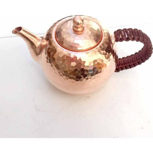 300ml authentic handmade red copper teapot handmade tea pot filter teapot good quality copper pot free shipping