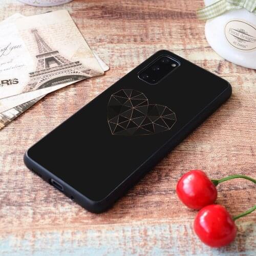 For Samsung Galaxy Kintsugi - Gold Rose Soft TPU border Samsung Galaxy Case