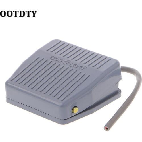 OOTDTY 250V 10A Foot Pedal Switch SPDT 1NC 1NO Momentary Electric Power Control Switch