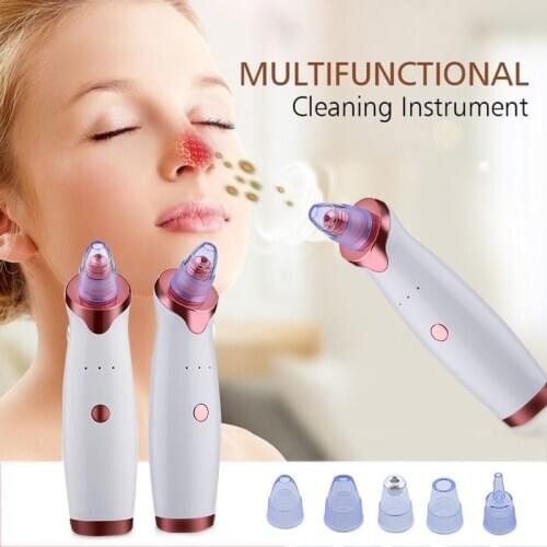 Blackhead Vacuum Extractor Tool Electric Acne Remover Point Noir Black Spots Pore Cleaner Skin Care Facial Pore Cleaner Machine