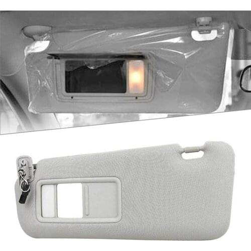 Gray Left Driver Sun Visor for Mazda CX-9 CX9 2010-2015 TDY1-69-320