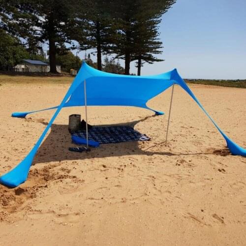 Waterproof Sun Shelter Sunshade Beach Camping Awning Outdoor Canopy Garden Patio Pool Shades Sail Awning Camping Sun Shade Cloth