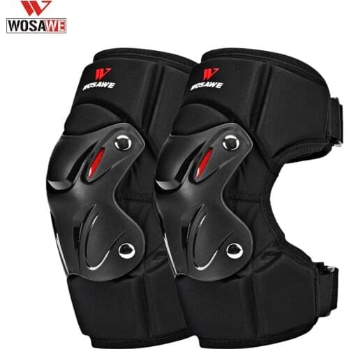 WOSAWE Upgrade Motorcycle Kneepads Thicken Motocross Knee Protection Moto Racing Protective Gear Motorbike MTB Knee Pads
