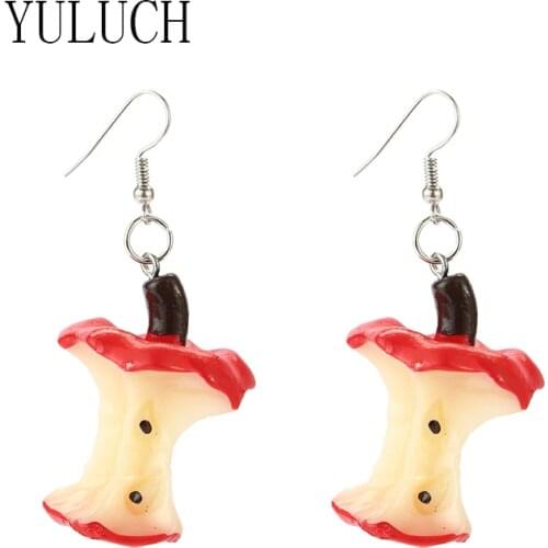 YULUCH Women Exaggerated Fruit Pendant Earrings Girls Fruits and Vegetables Jewelry Womens Multicolor Party Accessories woman