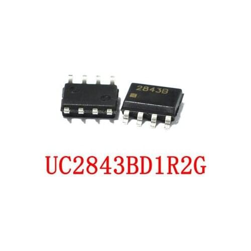 10pcs/lot UC2843BD1R2G UC2843B UC2843 2843B SOP-8 In Stock
