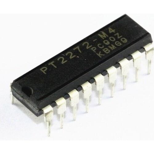 10 PCS PT2272 PT2272-M4 DIP-18 Remote Control Decoder IC New