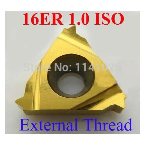 16ER 1.0 ISO Carbide Threading Inserts External Threading Insert Indexable Lathe Inserts for Threaded Lathe Holder