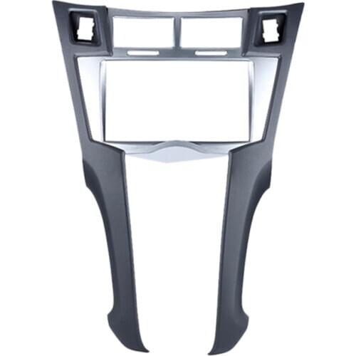2 Din Car Stereo Frame Trim Kit of Dashboard for 2005-2011 Toyota Yaris Vitz Platz DVD Player Installation Bezel