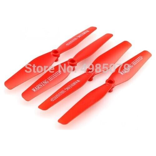 4PCS/Set High Quantity Plastic Propeller SYMA D360 Main Blades Propeller CW CWW Blade RC Drone Quad Spare Part Red Color
