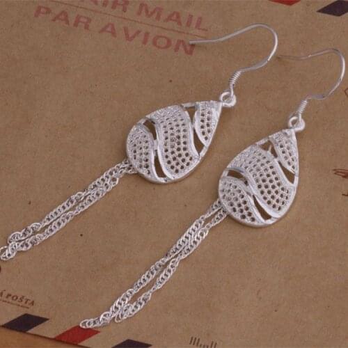 AE033 Hot sterling earrings , fashion jewelry , kite /bvoakmva aggaixna silver color