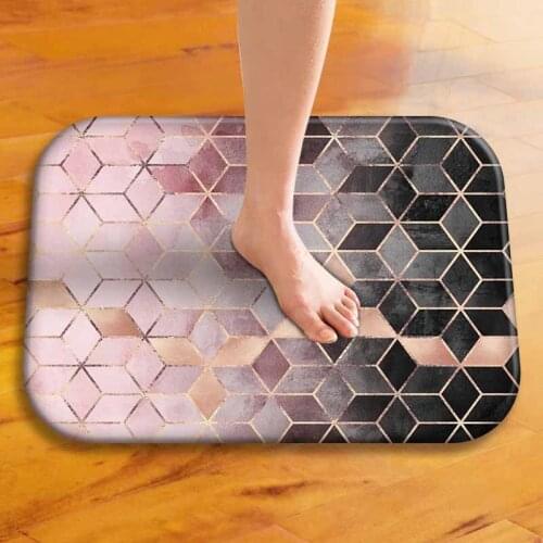 Anti-slip Mediterranean Bath mat Bathroom kitchen bedroon floor mat Home Entrance Rugs kids prayer mat 40*60cm DD-0030