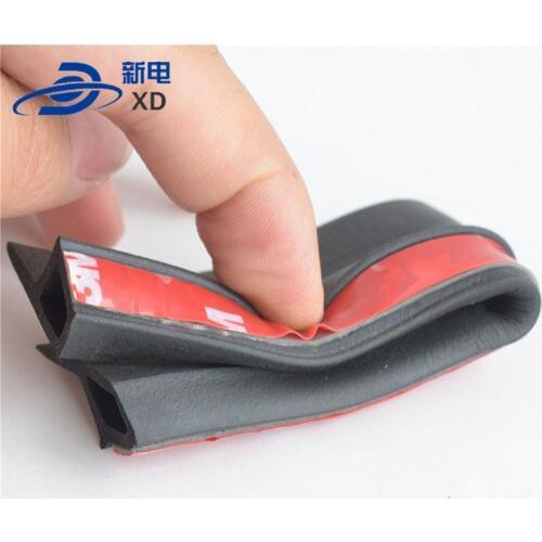 Car rubber rubber d shaped weather strip bottom door