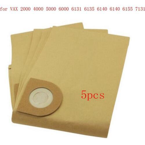 Free shipping 5pcs vacuum cleaner bags To fit for VAX 2000 4000 5000 6000 6131 6135 6140 6140 6155 7131 VACUUM CLEANER DUST BAG