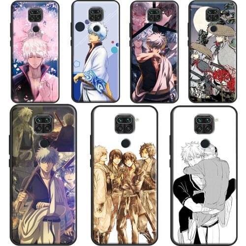 Anime GINTAMA Case For Xiaomi Redmi Note 10 Pro 9S 8T Note 8 Pro Note 9 Pro K40 7 8 9 A 9C 9T Back Cover