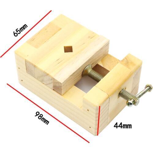 DIY Wood Working Tool Mini Solid Wood Printing Bed Vise Clamp Table Bench Hand Tools For Woodworking Carving Engraving tool